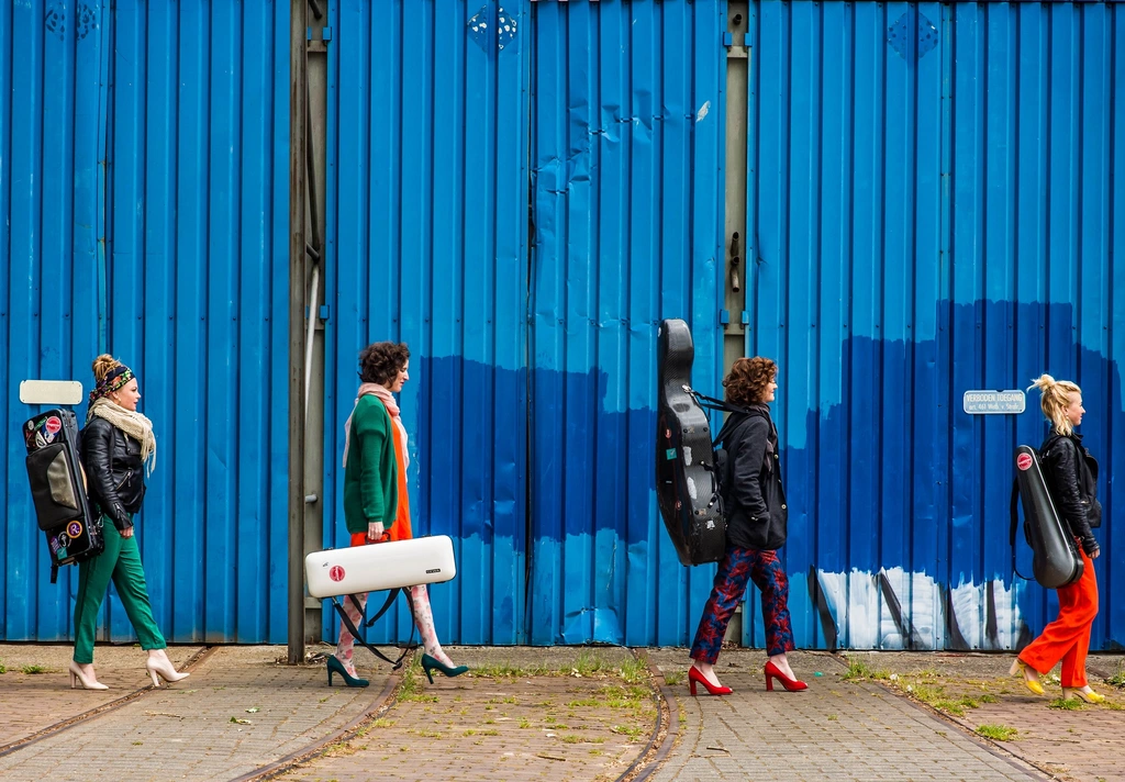 Een van de gehonoreerden Ragazze Quartet | Foto: Nichon Glerum